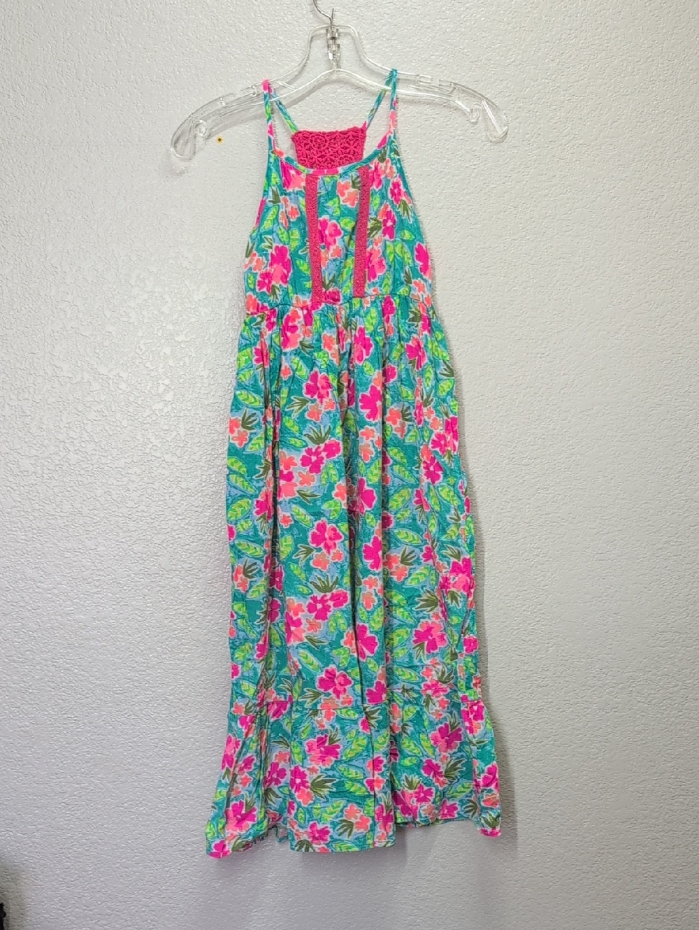 Cat and Jack 👗 | Girls | Sleeveless Tank Floral Dress| Size: Medium 7/8